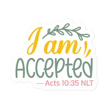Load image into Gallery viewer, I am Accepted – Graphical Sticker (3 sizes) - The Tree of Love