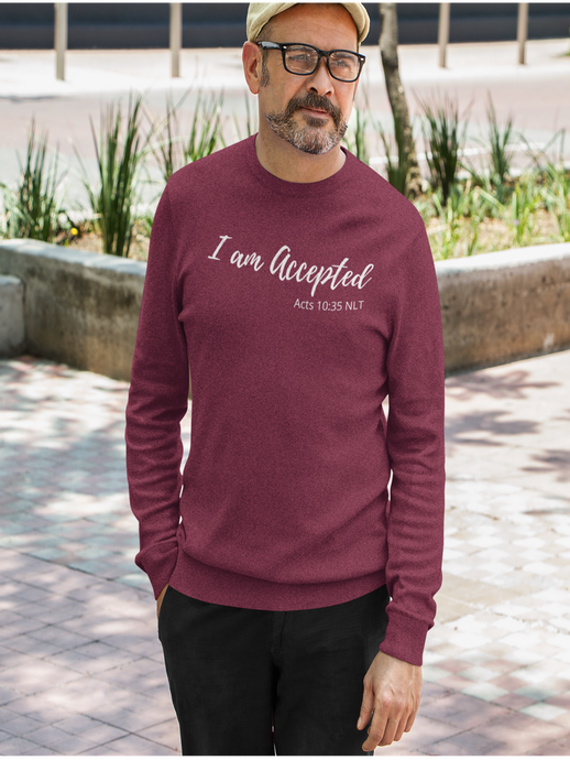 I am Accepted - Adult Unisex Long-Sleeve T-Shirt - The Tree of Love