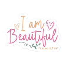 Load image into Gallery viewer, I am Beautiful - Graphical Sticker (3 sizes) - The Tree of Love
