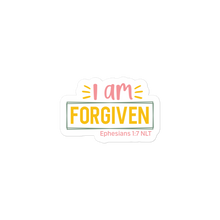 Load image into Gallery viewer, I am Forgiven – Graphical Sticker (3 sizes) - The Tree of Love