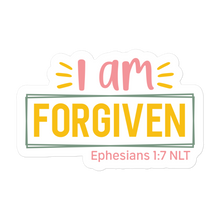Load image into Gallery viewer, I am Forgiven – Graphical Sticker (3 sizes) - The Tree of Love