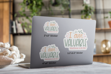 Load image into Gallery viewer, I am Valuable – Graphical Sticker (3 sizes) - The Tree of Love