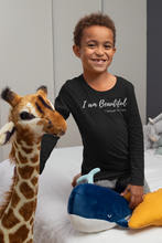 Load image into Gallery viewer, I am Beautiful - Youth Long Sleeve T-Shirt - The Tree of Love