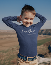 Load image into Gallery viewer, I am Chosen - Youth Long-Sleeve T-Shirt - The Tree of Love