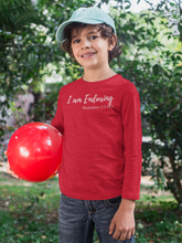 Load image into Gallery viewer, I am Enduring - Youth Long-Sleeve T-Shirt - The Tree of Love