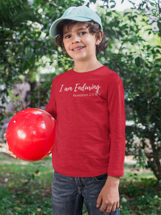 I am Enduring - Youth Long-Sleeve T-Shirt - The Tree of Love