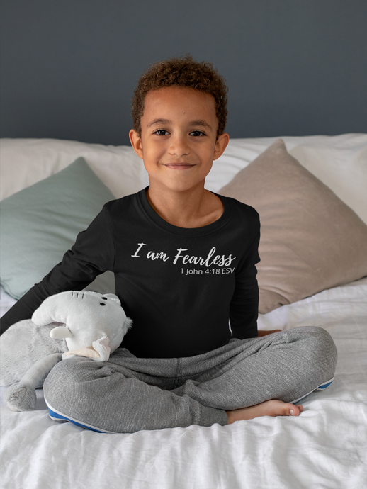 I am Fearless - Youth Long Sleeve T-Shirt - The Tree of Love