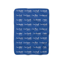 Load image into Gallery viewer, I Matter Collection - Sherpa Fleece Blanket (Dark Blue) - The Tree of Love