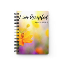 Load image into Gallery viewer, I am Accepted - Spiral Bound Journal - The Tree of Love
