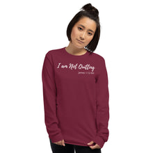 Load image into Gallery viewer, I am Not Quitting - Adult Unisex Long Sleeve T-Shirt - The Tree of Love