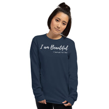 Load image into Gallery viewer, I am Beautiful - Long-Sleeve Unisex T-Shirt - The Tree of Love