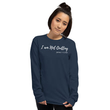 Load image into Gallery viewer, I am Not Quitting - Adult Unisex Long Sleeve T-Shirt - The Tree of Love