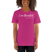 Load image into Gallery viewer, I am Beautiful - Short-Sleeve Unisex T-Shirt - The Tree of Love