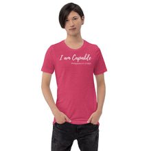 Load image into Gallery viewer, I am Capable - Short-Sleeve Unisex T-Shirt - The Tree of Love