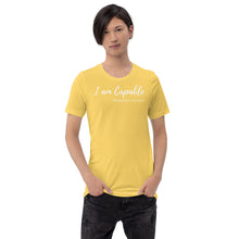 Load image into Gallery viewer, I am Capable - Short-Sleeve Unisex T-Shirt - The Tree of Love