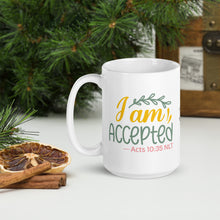 Load image into Gallery viewer, I am Accepted - Graphical White Glossy Mug (11oz, 15oz) - The Tree of Love