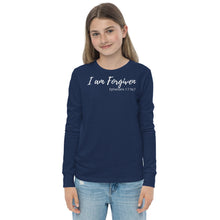 Load image into Gallery viewer, I am Forgiven - Youth Long Sleeve T-Shirt - The Tree of Love