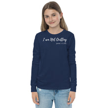 Load image into Gallery viewer, I am Not Quitting - Youth Long-Sleeve T-Shirt - The Tree of Love