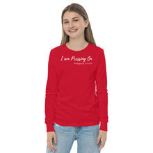 Load image into Gallery viewer, I am Pressing On - Youth Long Sleeve T-Shirt - The Tree of Love