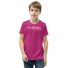 Load image into Gallery viewer, I am Relentless - Youth Short-Sleeve T-Shirt - The Tree of Love