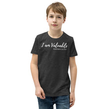 Load image into Gallery viewer, I am Valuable - Youth Short-Sleeve T-Shirt - The Tree of Love