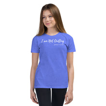 Load image into Gallery viewer, I am Not Quitting - Youth Short-Sleeve T-Shirt - The Tree of Love