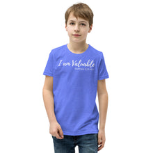 Load image into Gallery viewer, I am Valuable - Youth Short-Sleeve T-Shirt - The Tree of Love