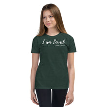 Load image into Gallery viewer, I am Loved - Youth Short-Sleeve T-Shirt - The Tree of Love