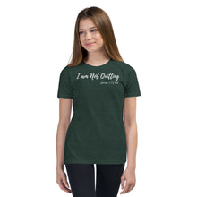 Load image into Gallery viewer, I am Not Quitting - Youth Short-Sleeve T-Shirt - The Tree of Love