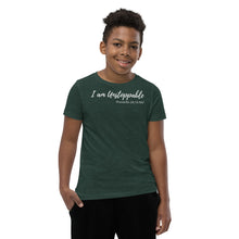 Load image into Gallery viewer, I am Unstoppable - Youth Short-Sleeve T-Shirt - The Tree of Love