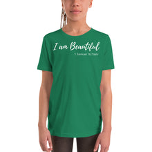 Load image into Gallery viewer, I am Beautiful - Youth Short-Sleeve T-Shirt - The Tree of Love