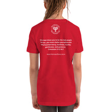 Load image into Gallery viewer, I am Chosen - Youth Short-Sleeve T-Shirt - The Tree of Love