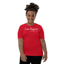 Load image into Gallery viewer, I am Forgiven - Youth Short-Sleeve T-Shirt - The Tree of Love