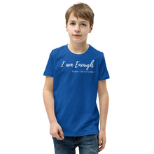 Load image into Gallery viewer, I am Enough - Youth Short-Sleeve T-Shirt - The Tree of Love