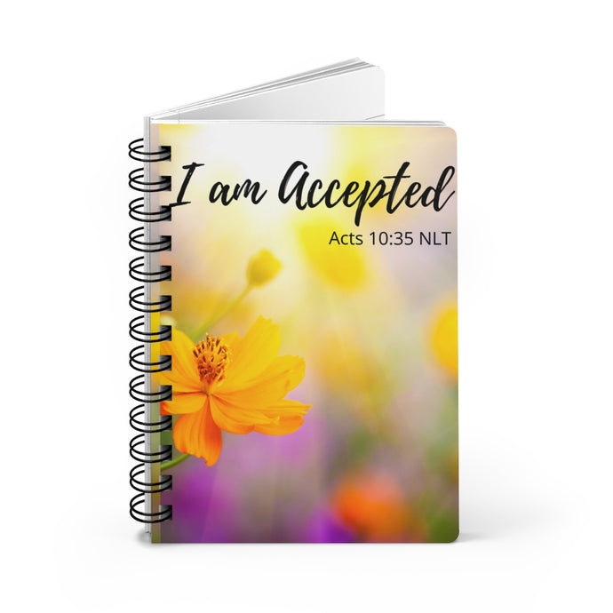 I am Accepted - Spiral Bound Journal - The Tree of Love