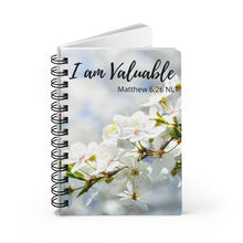Load image into Gallery viewer, I am Valuable - Spiral Bound Journal - The Tree of Love
