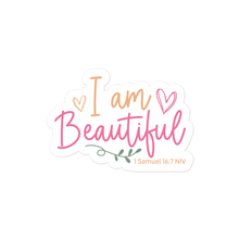 Load image into Gallery viewer, I am Beautiful - Graphical Sticker (3 sizes) - The Tree of Love
