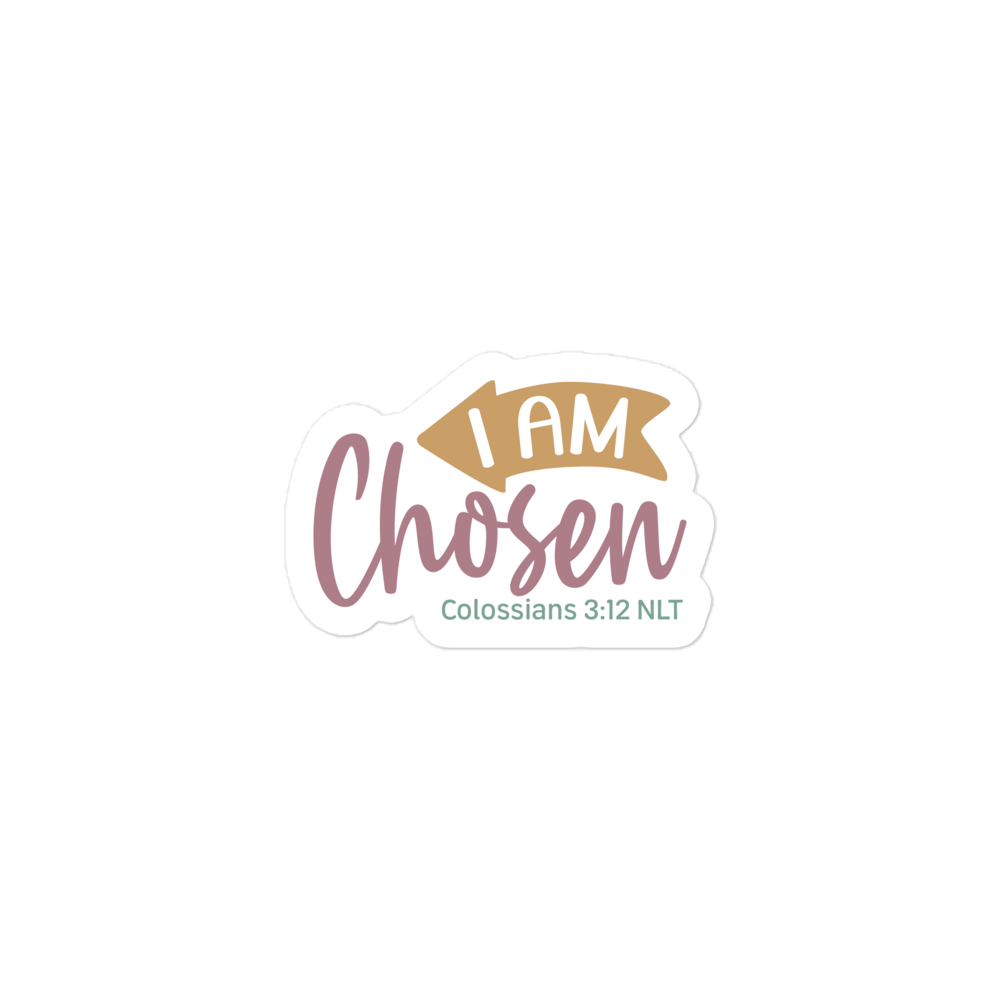 I am Chosen - Graphical Sticker (3 sizes) - The Tree of Love