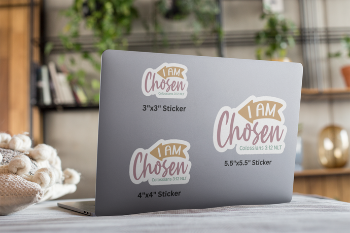 I am Chosen - Graphical Sticker (3 sizes) - The Tree of Love