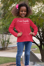 Load image into Gallery viewer, I am Capable - Youth Long-Sleeve T-Shirt - The Tree of Love
