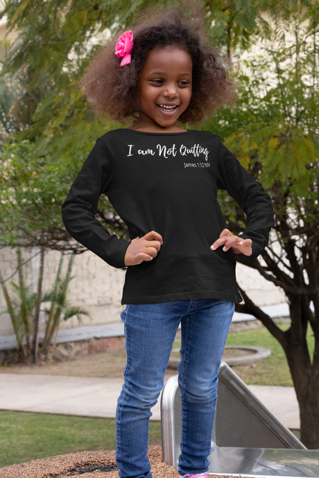 I am Not Quitting - Youth Long-Sleeve T-Shirt - The Tree of Love