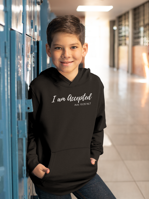 I am Accepted - Youth Unisex Hoodie - The Tree of Love