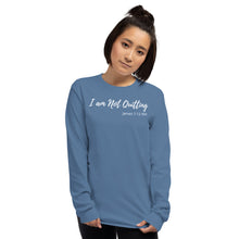 Load image into Gallery viewer, I am Not Quitting - Adult Unisex Long Sleeve T-Shirt - The Tree of Love
