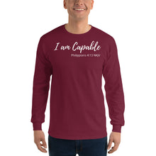 Load image into Gallery viewer, I am Capable - Long-Sleeve Unisex T-Shirt - The Tree of Love
