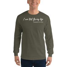 Load image into Gallery viewer, I am Not Giving Up - Adult Unisex Long Sleeve T-Shirt - The Tree of Love
