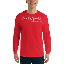 Load image into Gallery viewer, I am Unstoppable - Adult Unisex Long Sleeve T-Shirt - The Tree of Love
