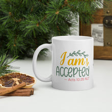 Load image into Gallery viewer, I am Accepted - Graphical White Glossy Mug (11oz, 15oz) - The Tree of Love
