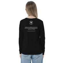 Load image into Gallery viewer, I am Complete - Youth Long Sleeve T-Shirt - The Tree of Love
