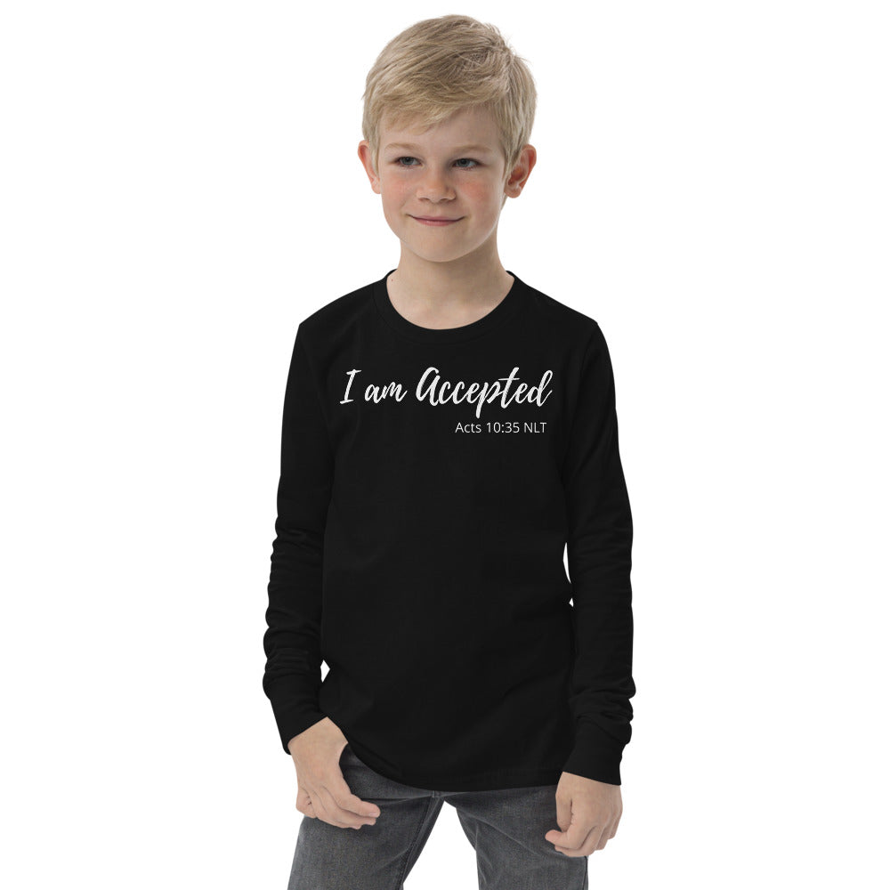I am Accepted - Youth Long Sleeve T-Shirt - The Tree of Love