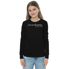 Load image into Gallery viewer, I am an Overcomer - Youth Long-Sleeve T-Shirt - The Tree of Love
